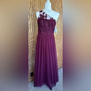 David’s Bridal BridesMaid Dress Long One Shoulder STYLE# F20121 Color Wi…